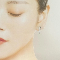 585WG Bông tai kim cương - Hàng hiệu Authentic 867625