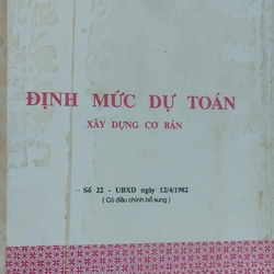 ĐỊNH MỨC DỰ TOÁN TRONG XÂY DỰNG  508498