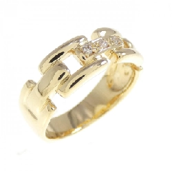 Nhẫn kim cương K18YG 0.03CT