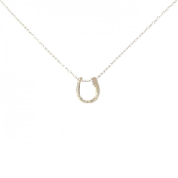 K10YG Nhẫn ngựa kim cương dây chuyền 0.01CT - Hàng hiệu Chính hãng