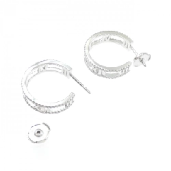 Bông tai Tiffany Atlas Hoop - Hàng hiệu Authentic 842659