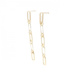 K18YG Bông tai - Hàng hiệu Chính hãng 869619