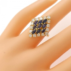 Nhẫn Sapphire K18YG 1.24CT 671316