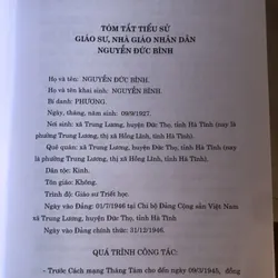 Giáo sư - Nhà giáo nhân dân Nguyễn Đức Bình 712388
