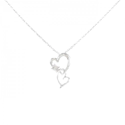 K10WG Dây chuyền kim cương hình trái tim - Hàng hiệu Authentic