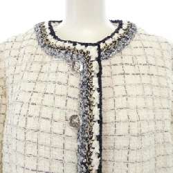 Áo khoác không cổ CHANEL 634805