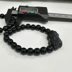 Vòng Tay Tỳ Hưu Đá Thạch Anh Đen Thiên Nhiên Size 8ly 601649
