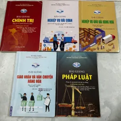 Giáo trình ngành Logistics (combo 5 cuốn)