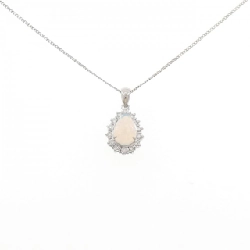 Dây chuyền Opal PT900/PT850 0.66CT - Hàng hiệu Chính hãng