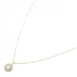 K18YG Ngọc trai Akoya Dây chuyền 3mm - Hàng hiệu Chính hãng 855810