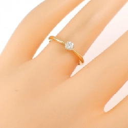 Nhẫn kim cương Solitaire K18YG 0.16CT 667848