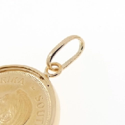 K18YG(枠) Đồng xu Mặt dây chuyền - Hàng hiệu Chính hãng 863692