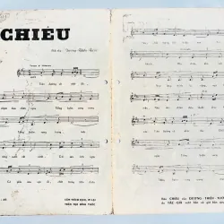 Tờ Nhạc Xưa 1968: CHIỀU - Dương Thiệu Tước & Hồ Dzếnh (Bìa Họa Sĩ Duy Liêm 1954) 728139