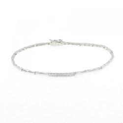 K18WG Vòng tay kim cương 0.20CT - Hàng hiệu Chính hãng 873033