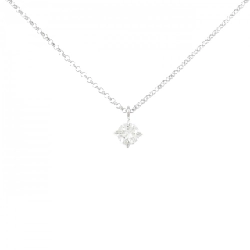 Dây chuyền kim cương Solitaire PT900/PT850 0.38CT - Hàng hiệu Chính hãng