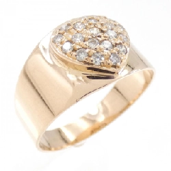 Nhẫn kim cương hình trái tim K18PG 0.23CT - Hàng hiệu chính hãng