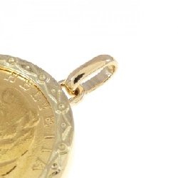 K18YG(枠) Đồng xu Mặt dây chuyền - Hàng hiệu Chính hãng 862192