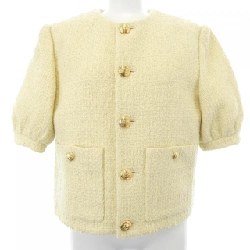 Celine CELINE Áo khoác không cổ 2V34O764L - Hàng hiệu Chính hãng