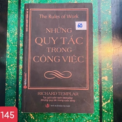 Những Quy Tắc Trong Công Việc - Tác giả: Richard Templar - SỐ 145