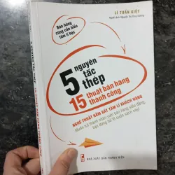 sách 5 Nguyên Tắc Thép, 15 Thuật Bán Hàng Thành Công - Lí Tuấn Kiệt