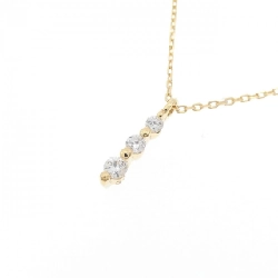 Dây chuyền kim cương K18YG 0.06CT - Hàng hiệu Chính hãng 858897