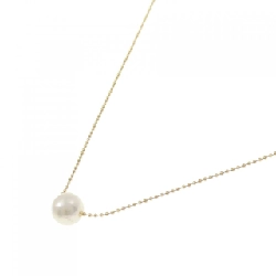 K18YG Dây chuyền ngọc trai Akoya 7.4mm - Hàng hiệu Chính hãng 858037