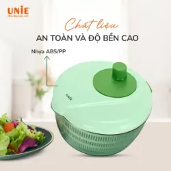 🥗 RỔ QUAY RAU LY TÂM UNIE US5200 – QUAY KHÔ SIÊU NHANH, GIỮ RAU TƯƠI LÂU HƠN 727691