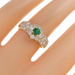 Nhẫn Emerald K18YG 0.22CT 667280