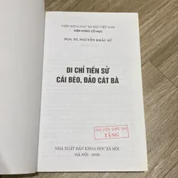 DI CHỈ TIỀN SỬ CÁI BÈO, ĐẢO CÁT BÀ (XB 2010) 590399