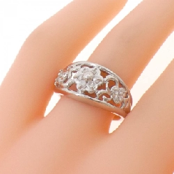 Nhẫn kim cương hoa PT900 0.18CT - Hàng hiệu Authentic 850134