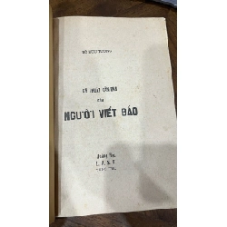 Kỹ thuật căn bản của người viết báo - Hồ Hữu Tường