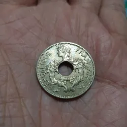 Xu Đông Dương 5 cent 1938