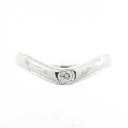 Nhẫn kim cương Solitaire K18WG 0.03CT 668597