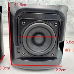 Cụm loa toàn dải hãng Mi OEM 2.75 inch 4Ω 10W từ kép gân dày Diy -