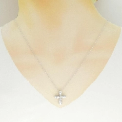 K18WG Dây chuyền kim cương chéo 0.42CT - Hàng hiệu Chính hãng 846964