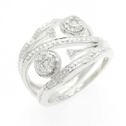 Nhẫn kim cương 750WG 0.210CT - Hàng hiệu Authentic