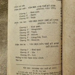 VĂN HỌC PHƯƠNG TÂY THẾ KỶ  THẾ KỶ 18, XB 1985 291970