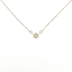 K18YG Dây chuyền kim cương 0.10CT - Hàng hiệu Chính hãng