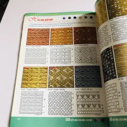 500 KIỂU HOA VĂN MÓC LEN SỢI 589039