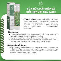 Bộ sản phẩm Sữa rửa mặt và Serum diếp cá IGREEN  8237