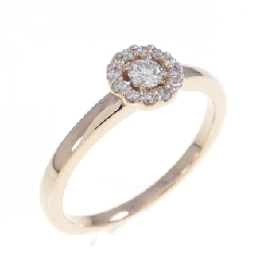 Nhẫn kim cương K18PG 0.12CT - Hàng hiệu Chính hãng