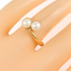 Nhẫn ngọc trai Akoya K18YG - Hàng hiệu Authentic 855503