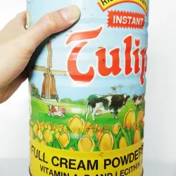 Lon sữa bột Tulip xưa 370806