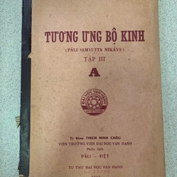 TƯƠNG ƯNG BỘ KINH (PALI SAMYUTTA NIKAYA) - THÍCH MINH CHÂU 529984