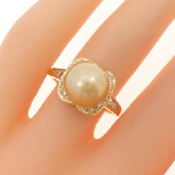 Nhẫn ngọc trai trắng K18YG - Hàng hiệu Authentic 849682