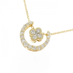 K18YG 2WAY Dây chuyền kim cương 0.20CT - Hàng hiệu Authentic 857861