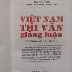 Sách: Việt Nam Thi Văn giảng luận Tác giả: Hà Như Chi (A3) 596048