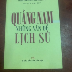 Quảng Nam những vấn đề lịch sử 