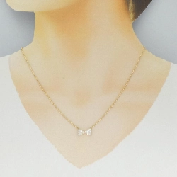 K18YG Nơ Dây Chuyền Kim Cương 0.50CT - Hàng hiệu Chính hãng 858867
