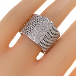 Nhẫn kim cương K18WG 0.37CT - Hàng hiệu Authentic 853206